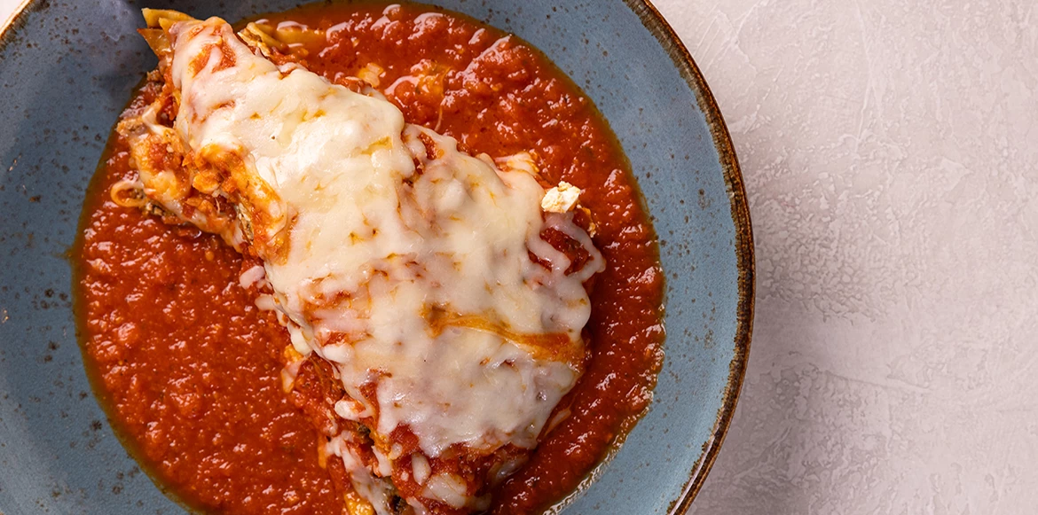Lasagna at Toscana Grill at Seneca Allegany Resort & Casino