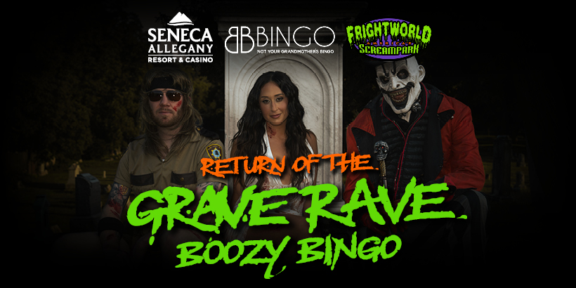 Return To The Grave Rave Boozy Bingo at Seneca Allegany
